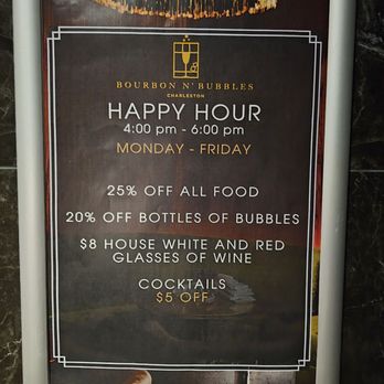 Bourbon N' Bubbles - Bars Near Me - Charleston, South Carolina