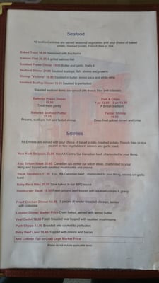Menu photo 4 Old Caboose Restaurant & Pub Clearwater, BC Menu photo 4 Old Caboose Restaurant & Pub Clearwater, BC