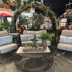 Farmer's Daughter Landscape - Woodard Furniture Display