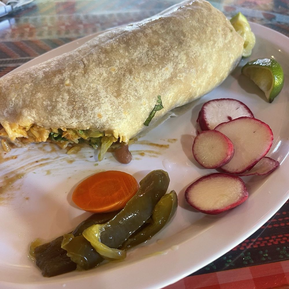Sabores De Oaxaca - Delicious veggie burrito! - Mexican Near Me - Los Angeles, California