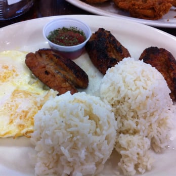 The Pantry - Longanisa (Filipino Sweet Sausage, 2 Eggs, Rice, $7.95) - Breakfast & Brunch Near Me - San Mateo, California