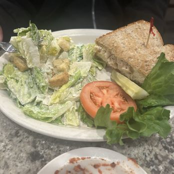 Lewis and Clark's - chicken salad & caesar - Half Sandwich & Salad - American Near Me - St Charles, Missouri Lewis and Clark's - chicken salad & caesar - Half Sandwich & Salad - American Near Me - St Charles, Missouri