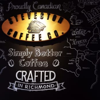 Steveston Coffee - Loving the wall art! - Coffee & Tea Near Me - Richmond, British Columbia