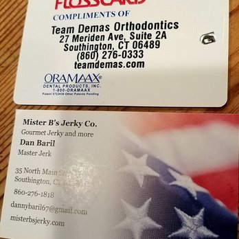 Mister B's Jerky - LOL..free dental floss with purchase - Meat Shops Near Me - Southington, Connecticut