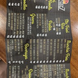 Menu Menu
