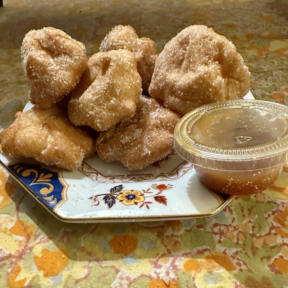 Lawson's Bakery - Beignets with caramel sauce - Coffee & Tea Near Me - Morgan Hill, California Lawson's Bakery - Beignets with caramel sauce - Coffee & Tea Near Me - Morgan Hill, California
