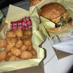 Sriracha Ranch Tots, Matrix Burger