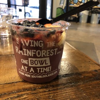 South Block - a bowl of fruit and yogurt at flying the rainforest one bowl at a time - Juice Bars & Smoothies Near Me - Alexandria, Virginia South Block - a bowl of fruit and yogurt at flying the rainforest one bowl at a time - Juice Bars & Smoothies Near Me - Alexandria, Virginia