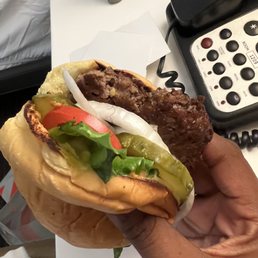 Single Shack burger