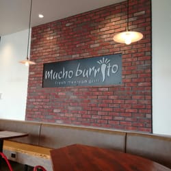 Mucho Burrito Fresh Mexican Grill - Nice interior for basically a fast food restaurant.