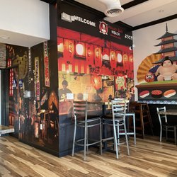 ArigatoBato hibachi Japanese grill - Inside seating/decor