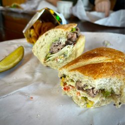 Sweetie's Sandwich Shop - Rob's Roast Beef (partially eaten because I couldn't wait)