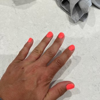 Kiss Nail - Orange gel. - Nail Salons Near Me - Easton, Pennsylvania Kiss Nail - Orange gel. - Nail Salons Near Me - Easton, Pennsylvania