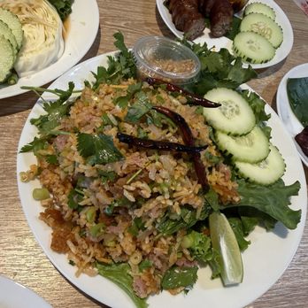 Lao'd District - NAM KHAO (CRISPY RICE) - Thai Near Me - Houston, Texas Lao'd District - NAM KHAO (CRISPY RICE) - Thai Near Me - Houston, Texas
