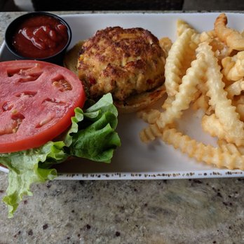 Stinger’s Waterfront - Crab Cake Sandwich - American Near Me - Ridley Park, Pennsylvania Stinger’s Waterfront - Crab Cake Sandwich - American Near Me - Ridley Park, Pennsylvania