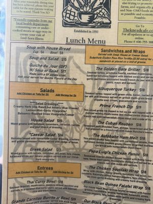Menu photo 1 The Knead Cafe Kalispell, MT Menu photo 1 The Knead Cafe Kalispell, MT