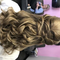 Event Hair! Sorry couldnt get the photo to be vertical!