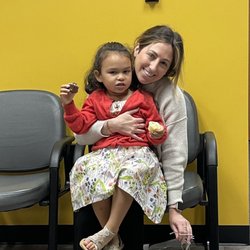 Sunny Skies Therapy - Hannah and our daughter Emma! On her last day of therapy and it was special, it was also her 3rd birthday!