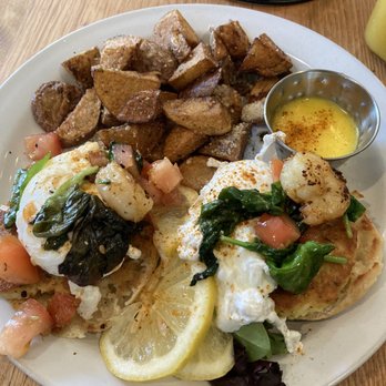 Werner's - Crab cake and shrimp Benedict - Breakfast & Brunch Near Me - Baltimore, Maryland Werner's - Crab cake and shrimp Benedict - Breakfast & Brunch Near Me - Baltimore, Maryland