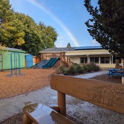 Cupertino Co-Op Nursery School - CCNS campus just after our big move to our new facility. We now have shade sails added!