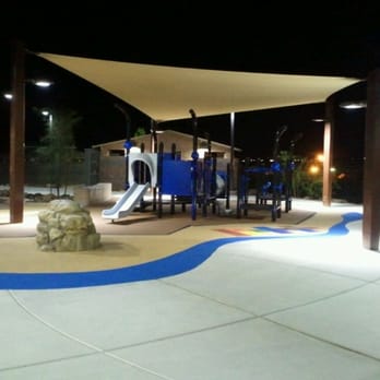 Hidden Falls Park - Toddler playground at night, well lit and safe! - Parks Near Me - Henderson, Nevada