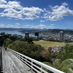 Wellington Cable Car - The view from the cable car