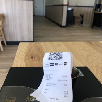 The Breeze Cafe - Receipt, emergency exit in rear. - Breakfast & Brunch Near Me - Newark, California The Breeze Cafe - Receipt, emergency exit in rear. - Breakfast & Brunch Near Me - Newark, California