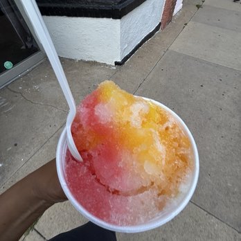 Miami Ice - Flavors: Pina colada, Strawberry, Passion and peach! - Ice Cream & Frozen Yogurt Near Me - Kansas City, Missouri Miami Ice - Flavors: Pina colada, Strawberry, Passion and peach! - Ice Cream & Frozen Yogurt Near Me - Kansas City, Missouri