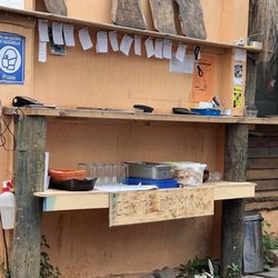 Just a simple corner where they take orders