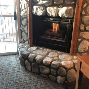 Holiday Inn The Lodge at Big Bear Lake - Love the gas fireplace in the room. Especially on a brisk morning! - Big Bear, CA