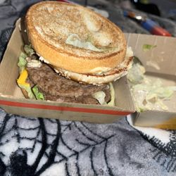 McDonald's - The way both my Big Macs were served in the box.