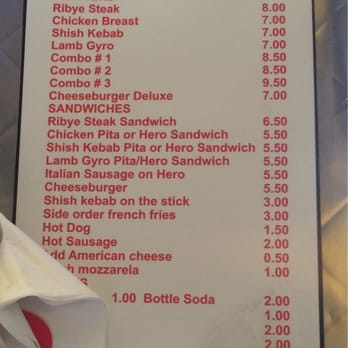 Carnegie John's - Menu - Burgers Near Me - New York, New York