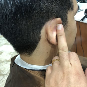 Angel's Barber Shop  - Before: Supercuts job... don't know how to line up. - Barbers Near Me - Spring Valley, California