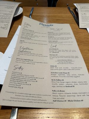 Menu photo 1 Parada Walnut Creek, CA Menu photo 1 Parada Walnut Creek, CA