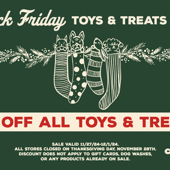 Lemos Feed & Pet Supply - 11/27-12/1/24 Save 15% off ALL Toys & Treats in stock! - Pet Stores Near Me - Arroyo Grande, California Lemos Feed & Pet Supply - 11/27-12/1/24 Save 15% off ALL Toys & Treats in stock! - Pet Stores Near Me - Arroyo Grande, California