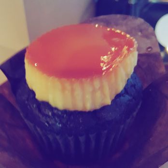 Cafe 86 - Ube cupcake with Flan - Desserts Near Me - Artesia, California Cafe 86 - Ube cupcake with Flan - Desserts Near Me - Artesia, California