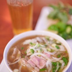 Pho Daily - P01. Combo - Rare Steak, Well-done Brisket, Flank, Brisket Point, Tendon, Tripe, and Meatballs
