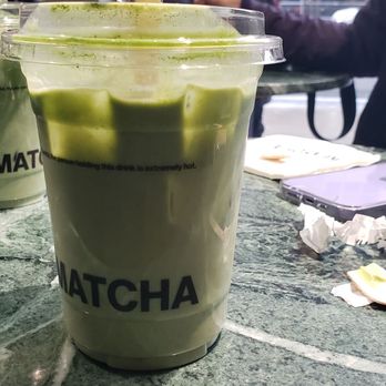 Matcha Matcha - This was the matcha white chocolate pistachio drink I ordered amazing - Themed Cafes Near Me - Toronto, Ontario
