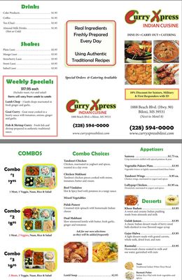 Menu photo 5 Curry Xpress Biloxi, MS