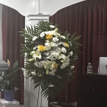 J C Snyder Florist - Spray #2 on the right of the casket. - Florists Near Me - Harrisburg, Pennsylvania