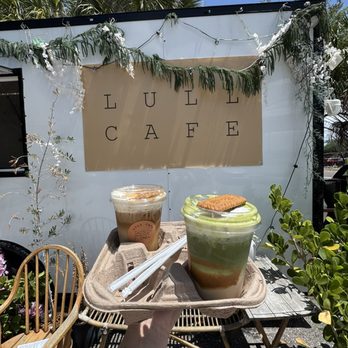 Lull Cafe - Banana latte & Biscoff cookie matcha - Breakfast & Brunch Near Me - Tampa, Florida Lull Cafe - Banana latte & Biscoff cookie matcha - Breakfast & Brunch Near Me - Tampa, Florida