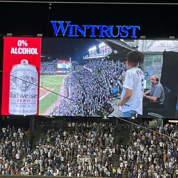 Wrigley Field - Candace Parker during the 7th inning stretch! - Stadiums & Arenas Near Me - Chicago, Illinois Wrigley Field - Candace Parker during the 7th inning stretch! - Stadiums & Arenas Near Me - Chicago, Illinois