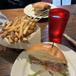 huge cheeseburger for 2