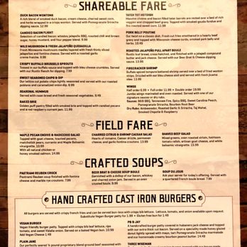 B Social- St. Cloud - Menu as of Jan 2020 - New American Near Me - St. Cloud, Minnesota