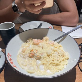 Joys' Cafe - Seafood carbonara - Hong Kong Style Cafe Near Me - New York, New York