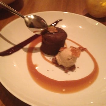 Restaurant Martin - Chocolate Truffle dessert, so good!! - New American Near Me - Santa Fe, New Mexico