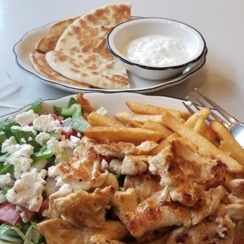 Peppercorn - Grilled chicken, crispy fries, mixed greens with feta and fresh pita. - Diners Near Me - Summit, New Jersey