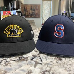 Custom Bruins Hat, "S" hat Custom Bruins Hat, "S" hat