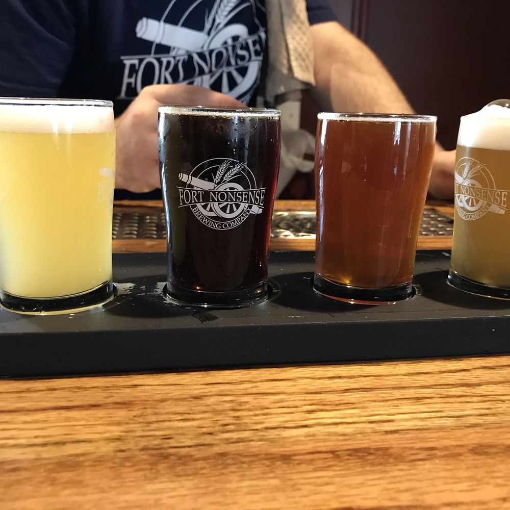 Fort Nonsense Brewing - Flights $12 four 5oz pours - Breweries Near Me - Randolph, New Jersey Fort Nonsense Brewing - Flights $12 four 5oz pours - Breweries Near Me - Randolph, New Jersey