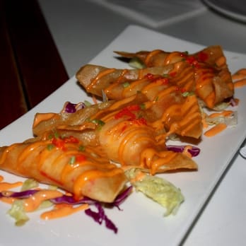 Jade Eatery And Lounge - Crab Meat Ravioli, really delicious.  Sort of like the 5 star version of crab rangoon. - Asian Fusion Near Me - Forest Hills, New York